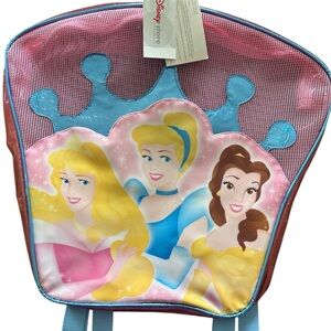 Disney Princess Backpack - Pink and Blue
